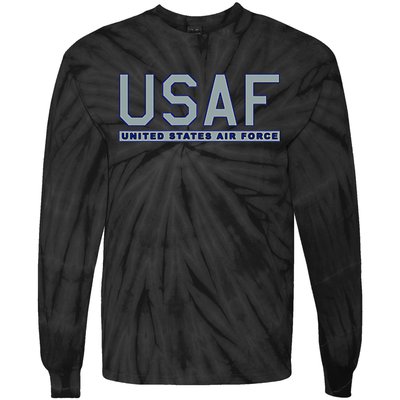 Usaf Us United States Tie-Dye Long Sleeve Shirt