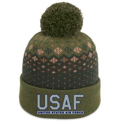 Usaf Us United States The Baniff Cuffed Pom Beanie