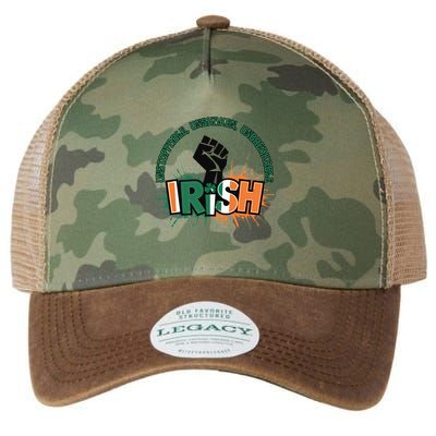 Unstoppable Unshaken Unbreakable Irish Pride St PatrickS Gift Legacy Tie Dye Trucker Hat