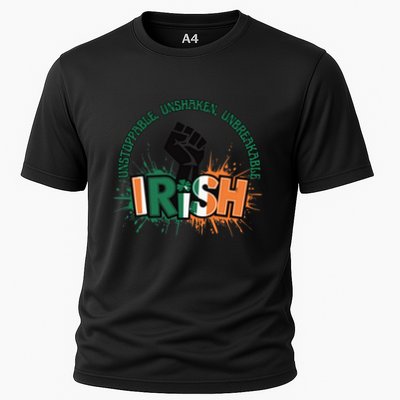 Unstoppable Unshaken Unbreakable Irish Pride St PatrickS Gift Performance Shirt
