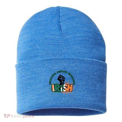 Unstoppable Unshaken Unbreakable Irish Pride St PatrickS Gift Sustainable Knit Beanie