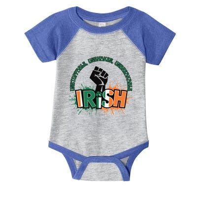 Unstoppable Unshaken Unbreakable Irish Pride St PatrickS Gift Infant Baby Jersey Bodysuit