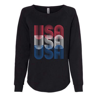 USA USA USA Womens California Wash Sweatshirt