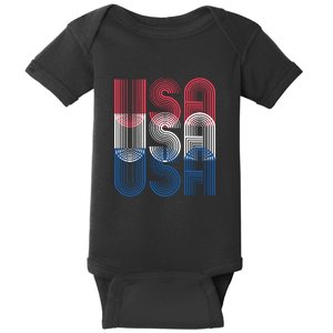 USA USA USA Baby Bodysuit