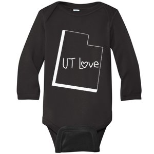 Utah Ut Baby Long Sleeve Bodysuit