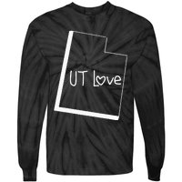 Utah Ut Tie-Dye Long Sleeve Shirt