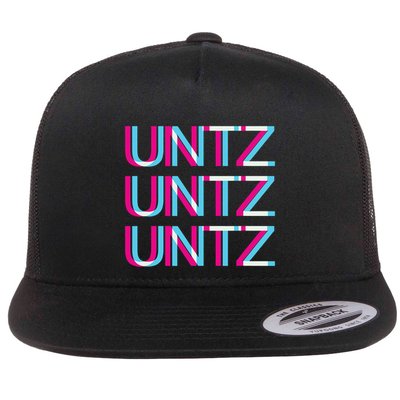 Untz Untz Untz Glitch I Trippy Edm Festival Clothing Techno Flatbill Hat
