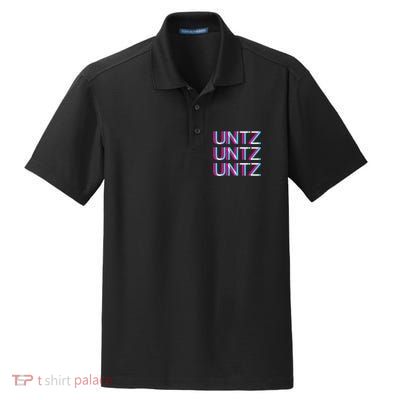 Untz Untz Untz Glitch I Trippy Edm Festival Clothing Techno Dry Zone Grid Polo