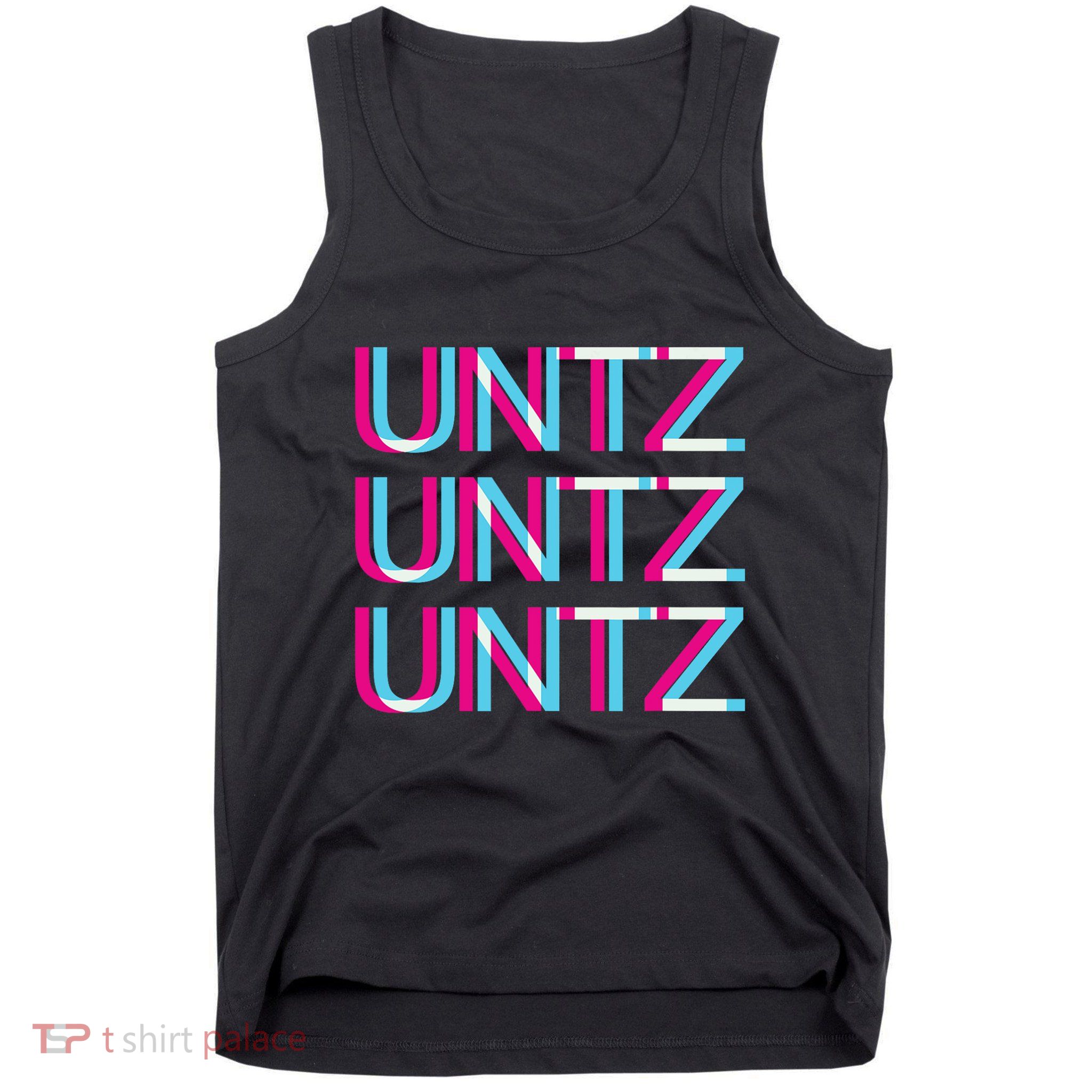 Untz Untz Untz Glitch I Trippy Edm Festival Clothing Techno Tank Top