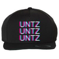 Untz Untz Untz Glitch I Trippy Edm Festival Clothing Techno Wool Snapback Cap