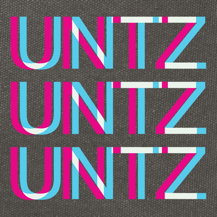 Untz Untz Untz Glitch I Trippy Edm Festival Clothing Techno Cotton Canvas Backpack