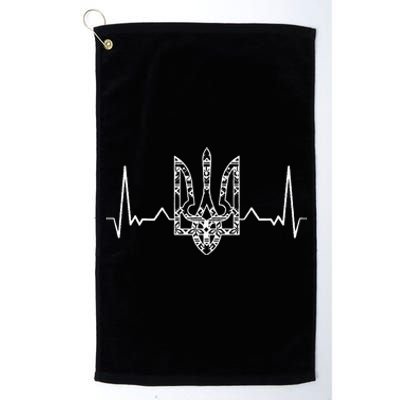 Ukraine Ukrainians Ukrainian Kiev Trysub Flag Platinum Collection Golf Towel