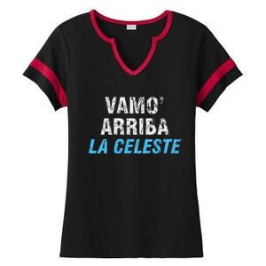 Uruguay Vamos Arriba La Celeste Ladies Halftime Notch Neck Tee