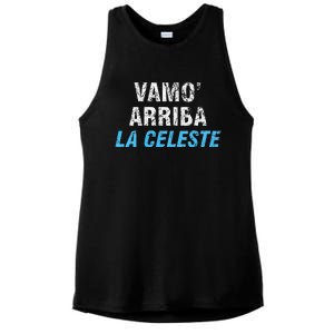 Uruguay Vamos Arriba La Celeste Ladies PosiCharge Tri-Blend Wicking Tank