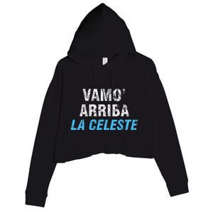 Uruguay Vamos Arriba La Celeste Crop Fleece Hoodie