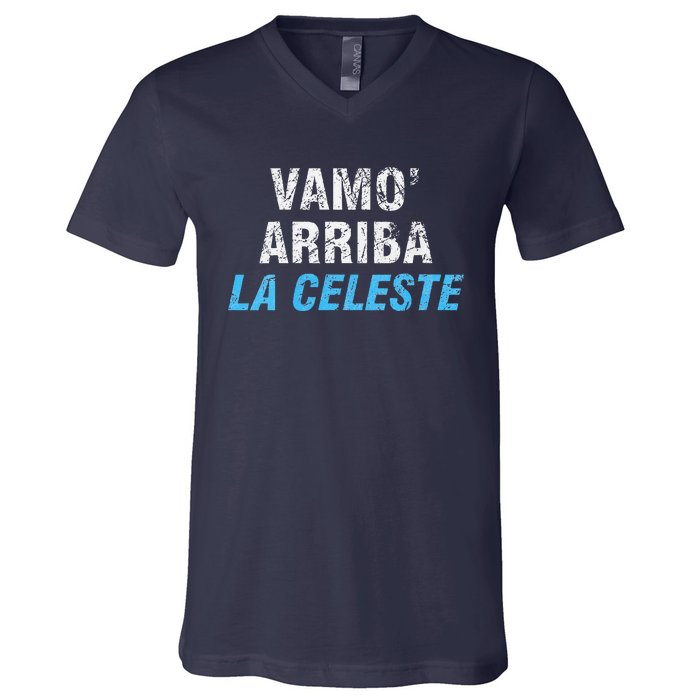 Uruguay Vamos Arriba La Celeste V-Neck T-Shirt