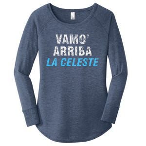 Uruguay Vamos Arriba La Celeste Women's Perfect Tri Tunic Long Sleeve Shirt