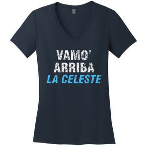 Uruguay Vamos Arriba La Celeste Women's V-Neck T-Shirt