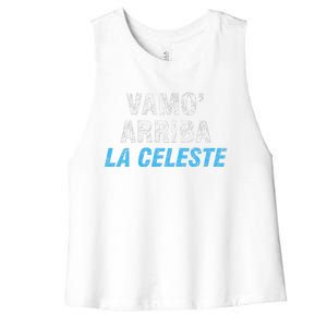 Uruguay Vamos Arriba La Celeste Women's Racerback Cropped Tank