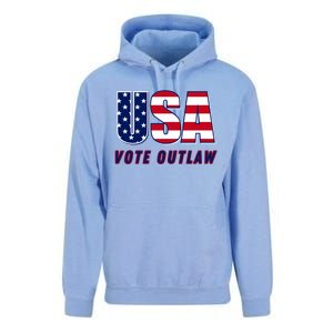 Usa Vote Convicted Felon Outlaw Pro Trump 4th Of July Gift Unisex Surf Hoodie