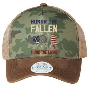 Usa Veterans Day Memorial Day Honor The Fallen Cool Gift Legacy Tie Dye Trucker Hat