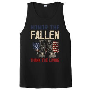 Usa Veterans Day Memorial Day Honor The Fallen Cool Gift PosiCharge Competitor Tank