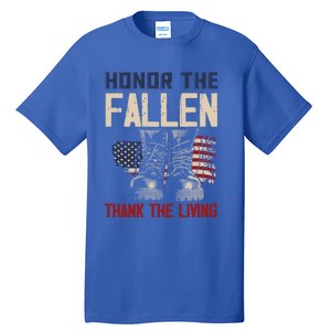 Usa Veterans Day Memorial Day Honor The Fallen Cool Gift Tall T-Shirt