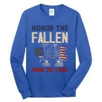 Usa Veterans Day Memorial Day Honor The Fallen Cool Gift Tall Long Sleeve T-Shirt