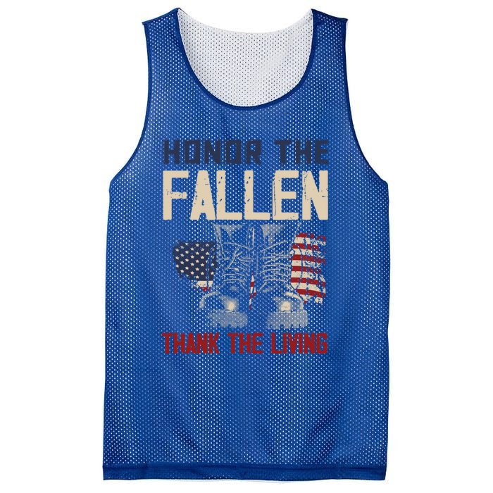 Usa Veterans Day Memorial Day Honor The Fallen Cool Gift Mesh Reversible Basketball Jersey Tank