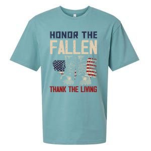 Usa Veterans Day Memorial Day Honor The Fallen Cool Gift Sueded Cloud Jersey T-Shirt