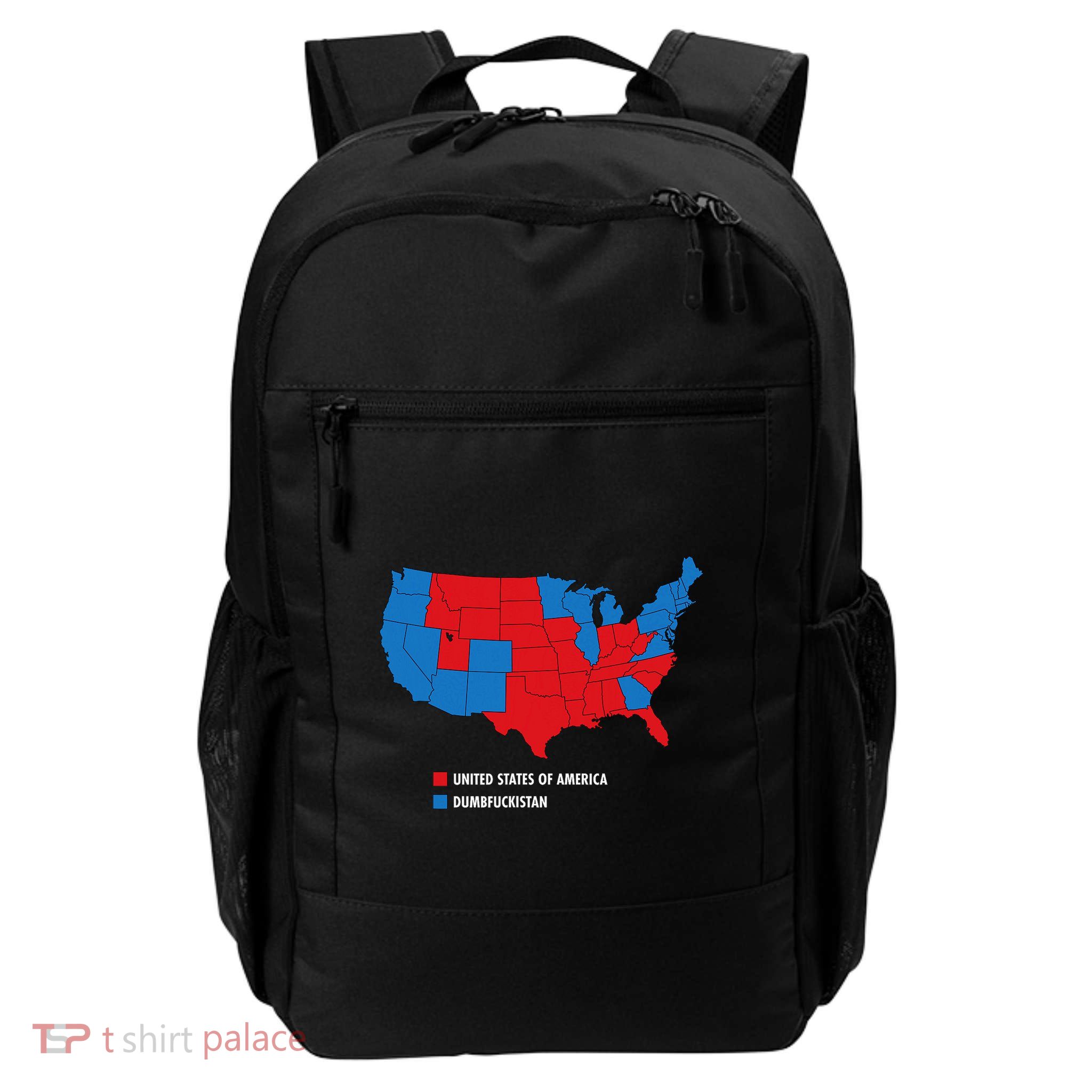 Usa V Dumbfuckistan Republicans Election Map Daily Commute Backpack