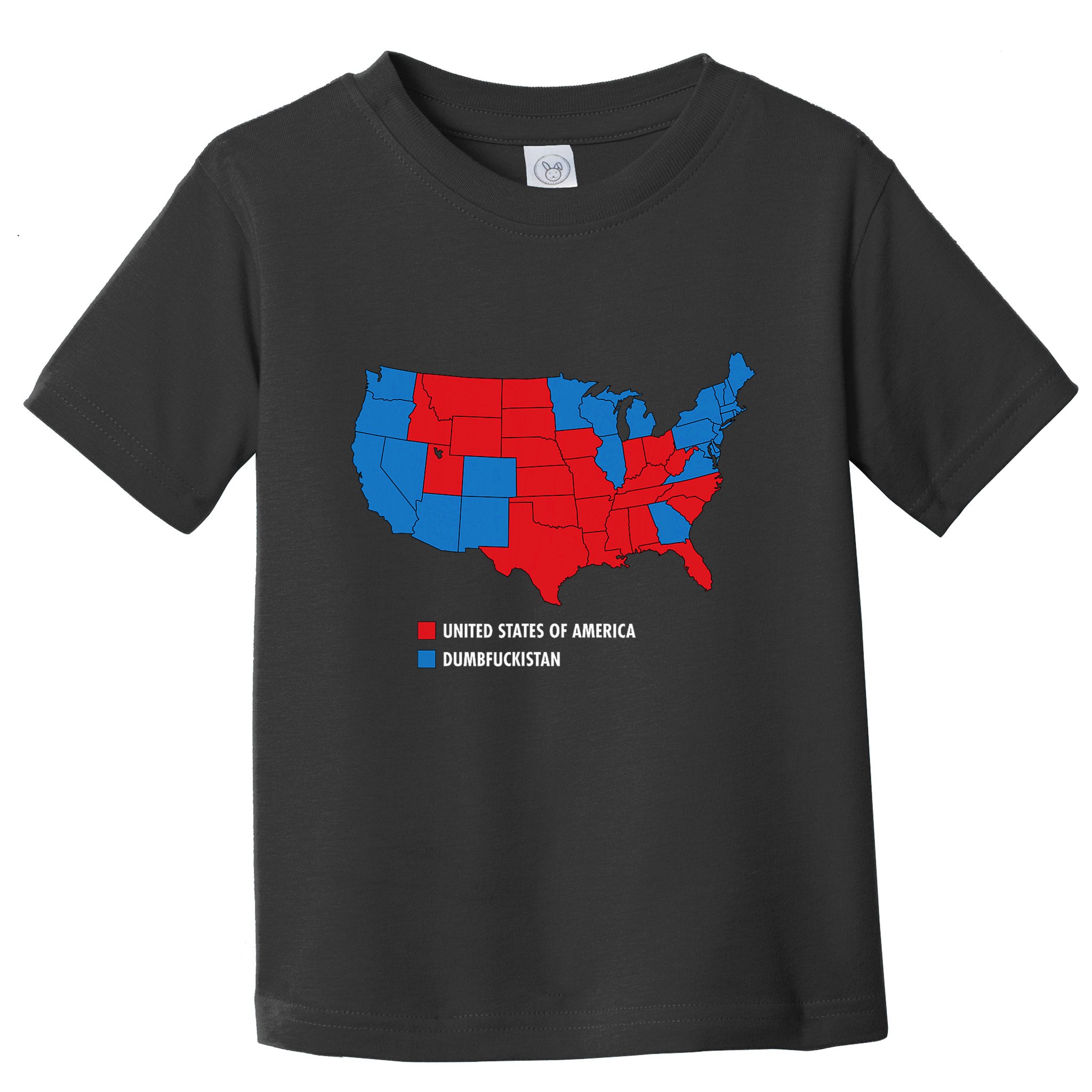 Usa V Dumbfuckistan Republicans Election Map Toddler T-Shirt