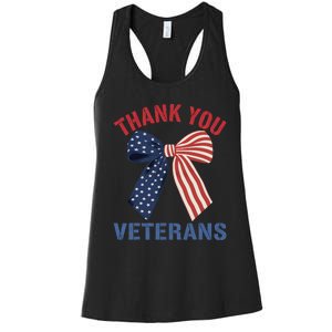 Us Veterans Day Gifts Thank You Veterans Patriotic Soldier Women's Racerback Tank