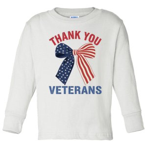 Us Veterans Day Gifts Thank You Veterans Patriotic Soldier Toddler Long Sleeve Shirt