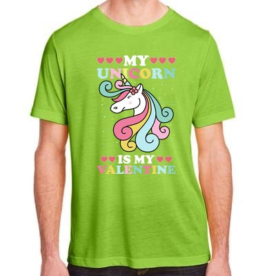 Unicorn Valentines Day Funny Gift Cute Magicfunny Giftal Fantasy Funny Gift Adult ChromaSoft Performance T-Shirt