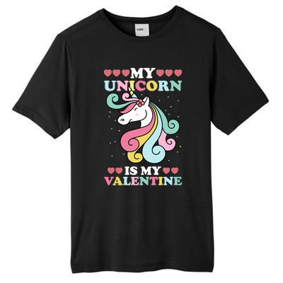 Unicorn Valentines Day Funny Gift Cute Magicfunny Giftal Fantasy Funny Gift Tall Fusion ChromaSoft Performance T-Shirt