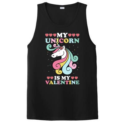 Unicorn Valentines Day Funny Gift Cute Magicfunny Giftal Fantasy Funny Gift PosiCharge Competitor Tank