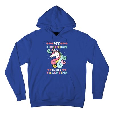 Unicorn Valentines Day Funny Gift Cute Magicfunny Giftal Fantasy Funny Gift Hoodie