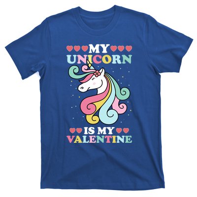 Unicorn Valentines Day Funny Gift Cute Magicfunny Giftal Fantasy Funny Gift T-Shirt