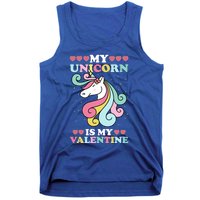 Unicorn Valentines Day Funny Gift Cute Magicfunny Giftal Fantasy Funny Gift Tank Top