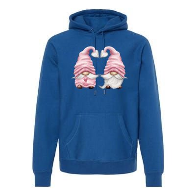 Unique Valentines Day Gnome Aesthetic Gift Cute Love Gift Premium Hoodie