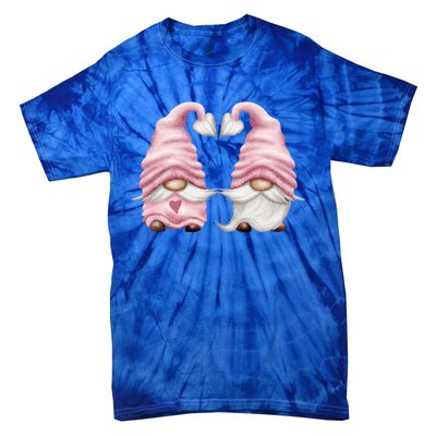 Unique Valentines Day Gnome Aesthetic Gift Cute Love Gift Tie-Dye T-Shirt