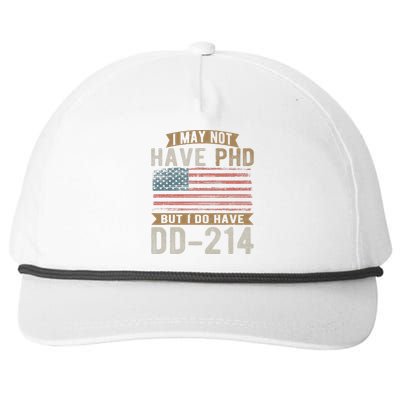 Us Veteran Dd214 Funny Army Vietnam Veteran Snapback Five-Panel Rope Hat