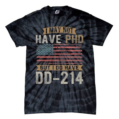 Us Veteran Dd214 Funny Army Vietnam Veteran Tie-Dye T-Shirt