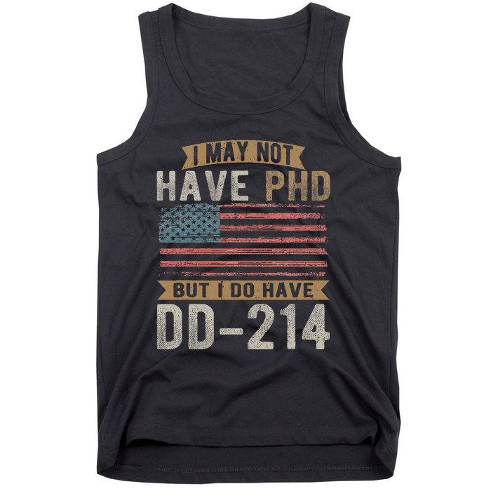 Us Veteran Dd214 Funny Army Vietnam Veteran Tank Top