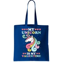 Unicorn Valentines Day Funny Gift Cute Magicgiftal Fantasy Cool Gift Tote Bag