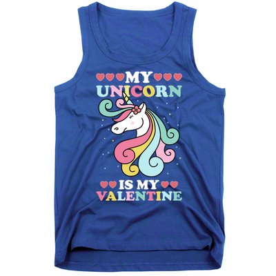 Unicorn Valentines Day Funny Gift Cute Magicgiftal Fantasy Cool Gift Tank Top