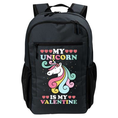 Unicorn Valentines Day Funny Gift Cute Magicgiftal Fantasy Cool Gift Daily Commute Backpack