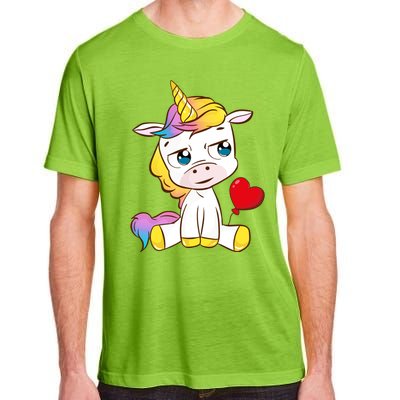 Unicorn Valentines Day Meaningful Gift Adult ChromaSoft Performance T-Shirt