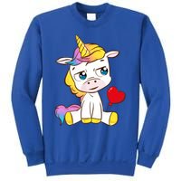 Unicorn Valentines Day Meaningful Gift Sweatshirt